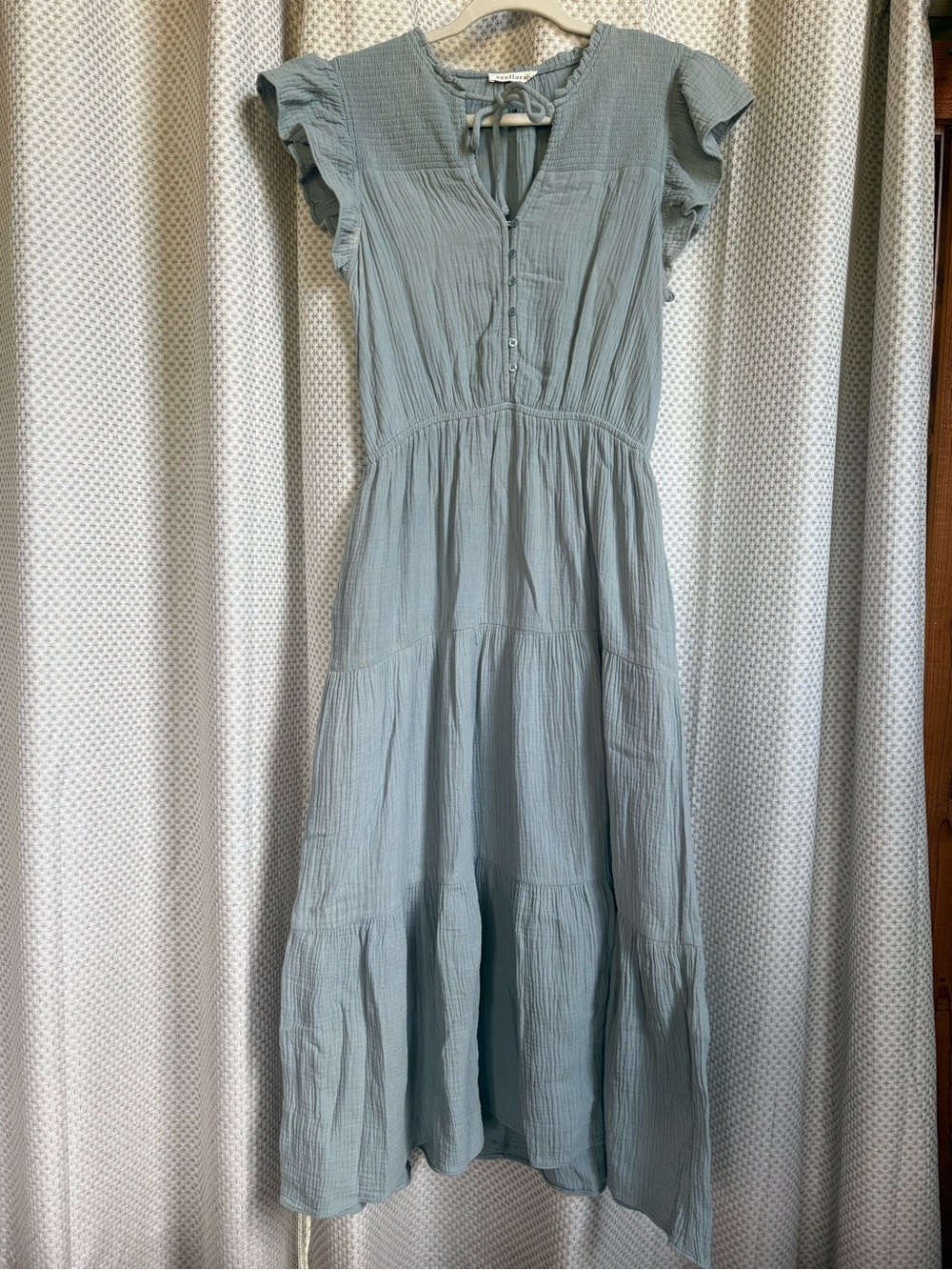 Neuflora Light Blue Maxi Dress